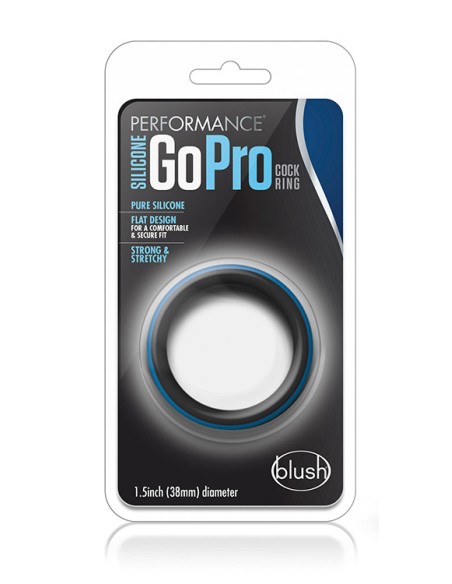 PERFORMANCE SILICONE GO PRO COCK RING BL