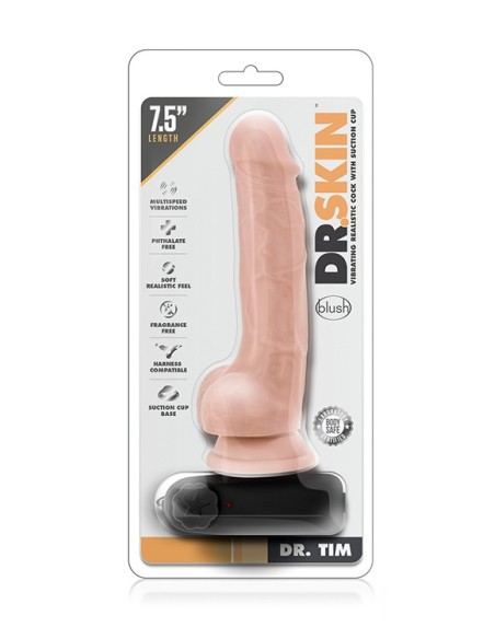 DR. SKIN DR. TIM 7.5 INCH VIBRATING COCK
