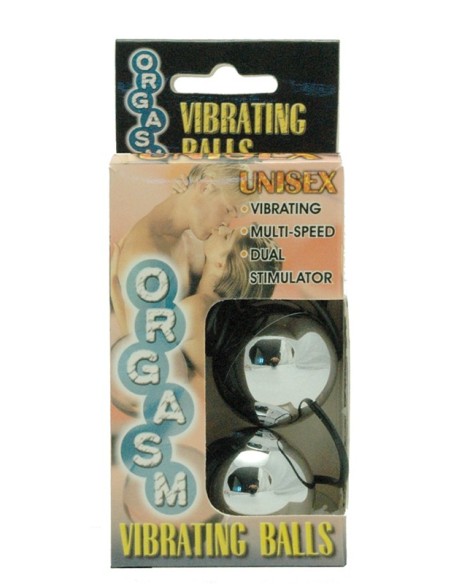 ORGASM VIBRATING BALL - SILVER