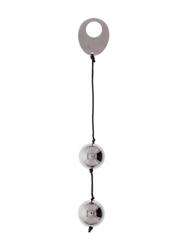 DOMINO METALLIC BALLS - SILVER