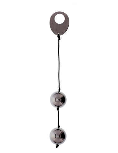 DOMINO METALLIC BALLS -CHROME BLACK