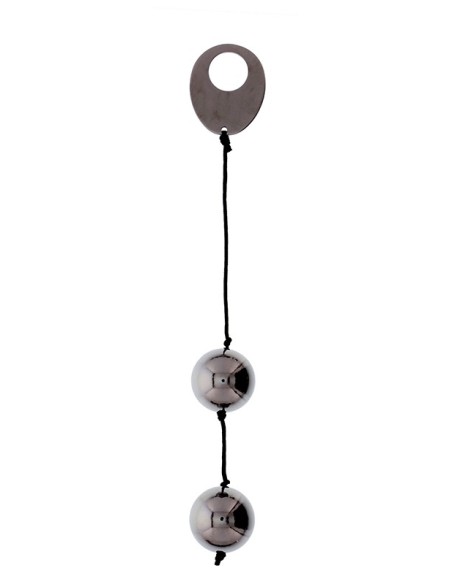 DOMINO METALLIC BALLS -CHROME BLACK