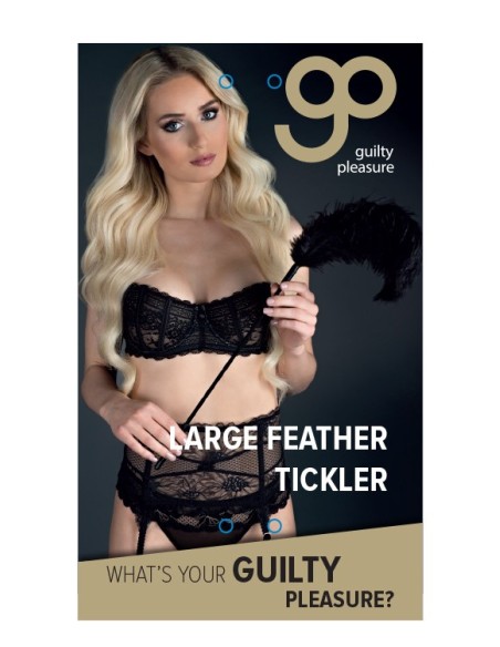 GP LARGE FEATHER TICKLER BLACK