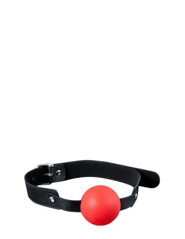 GP SOLID SILICONE BALL GAG RED