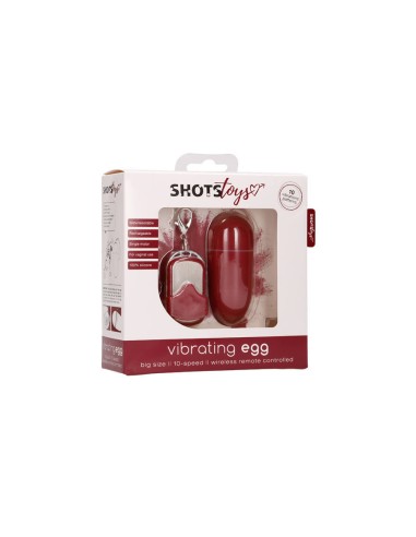 Vibrating Egg - 10 speed - Red
