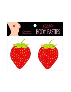 EDIBLE BODY PASTIES STRAWBERRY acquista online su Porky's Store 2