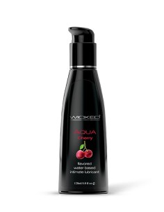 WICKED AQUA CHERRY FLAVORED LUBRICANT 12 2