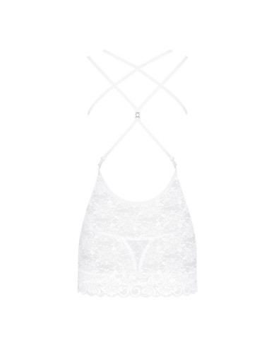 860-CHE chemise & thong white