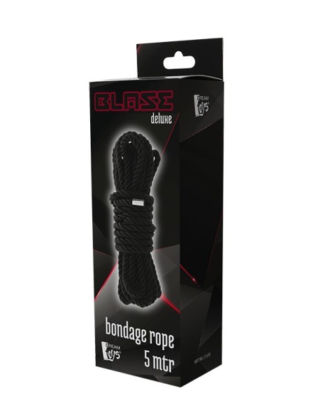 BLAZE DELUXE BONDAGE ROPE 5M BLACK