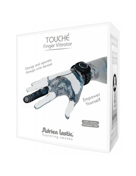 Touché L - Grey-Black - Finger Vibrator