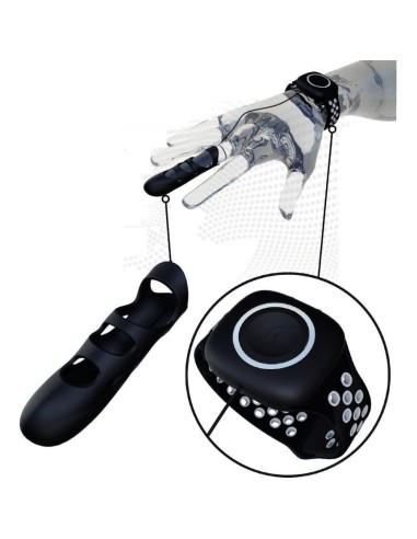 Touché L - Grey-Black - Finger Vibrator