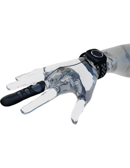 Touché L - Grey-Black - Finger Vibrator