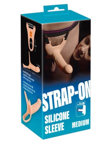 Silicone Strap-on +5cm medium