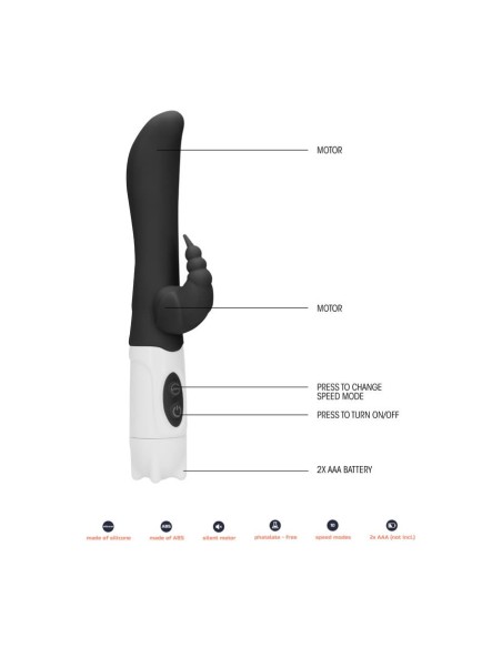 Buzzy Bee Vibrator - Black