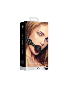 Breathable Luxury Ball Gag - Black 2