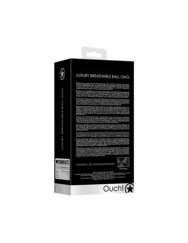 Breathable Luxury Ball Gag - Black