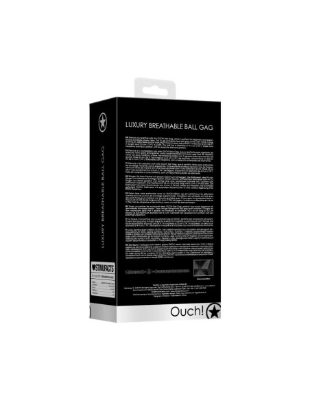 Breathable Luxury Ball Gag - Black