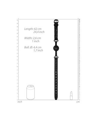 Breathable Luxury Ball Gag - Black