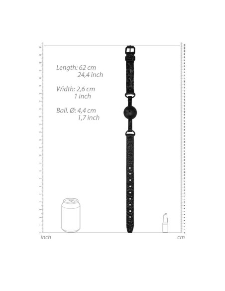 Breathable Luxury Ball Gag - Black