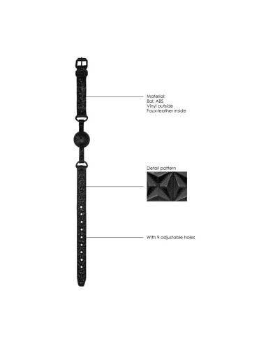 Breathable Luxury Ball Gag - Black