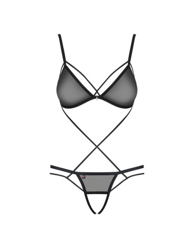 875-TED-1 crotchless teddy black