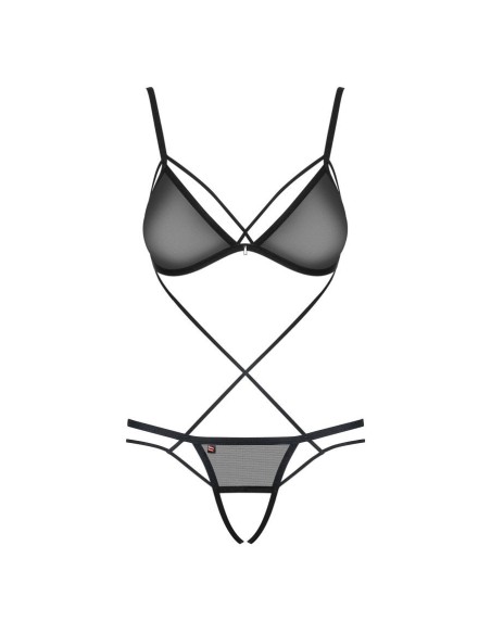 875-TED-1 crotchless teddy black