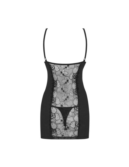 Heartina chemise & thong black