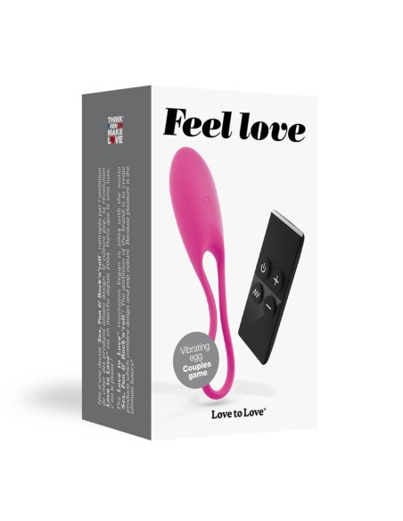 FEEL LOVE - VIBRATING EGG PINK