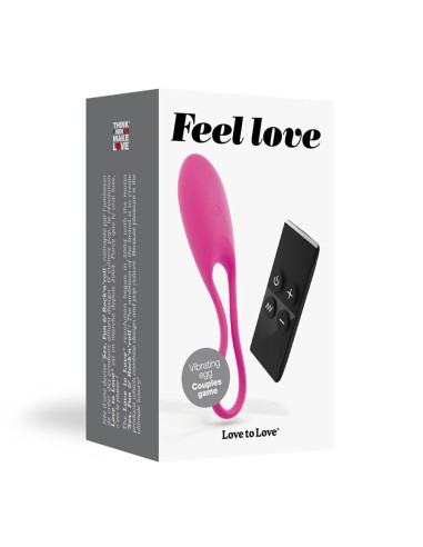FEEL LOVE - VIBRATING EGG PINK