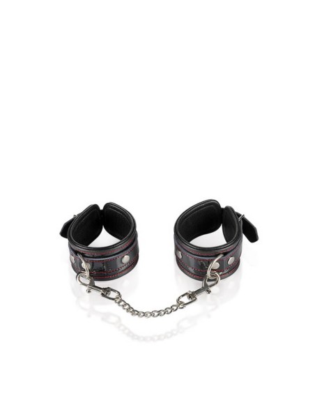 MENOTTES POIGNETS CUIR BOVIN BLK -