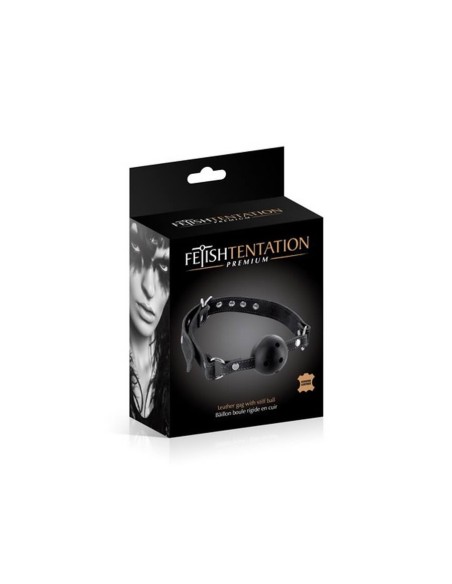 BAILLON BOULE CUIR BOVIN NOIR