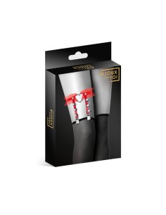 GARTER WITH HEART RED