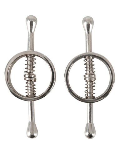 Spring-loaded Nipple Clamps