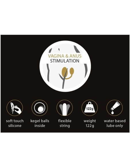 GoGasm Pussy & Ass Balls black