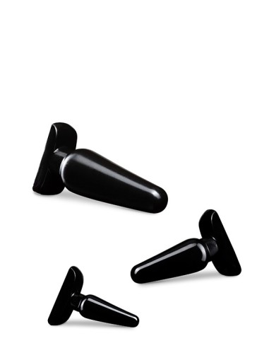ANAL ADVENTURES BASIC PLUG KIT BLACK