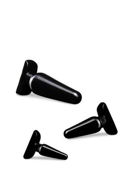ANAL ADVENTURES BASIC PLUG KIT BLACK