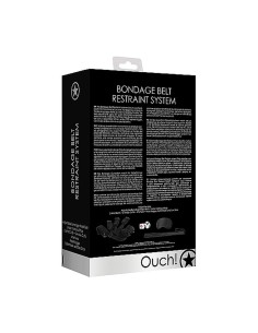 Bondage Belt Restraint System - Black 2