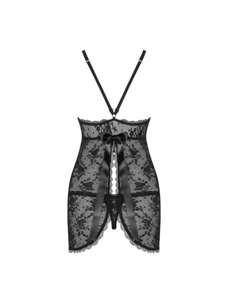 Behindy babydoll & thong black