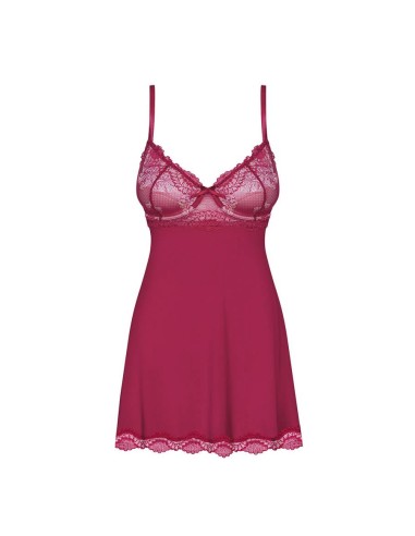 Rosalyne babydoll & thong red