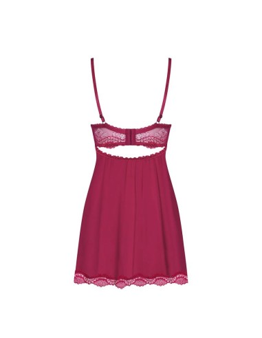 Rosalyne babydoll & thong red