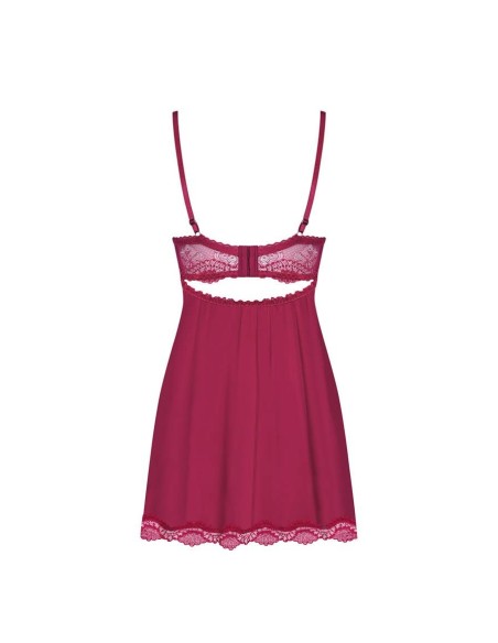 Rosalyne babydoll & thong red