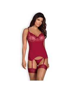 Rosalyne corset & thong red