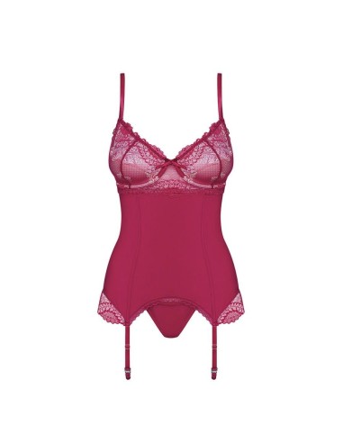 Rosalyne corset & thong red