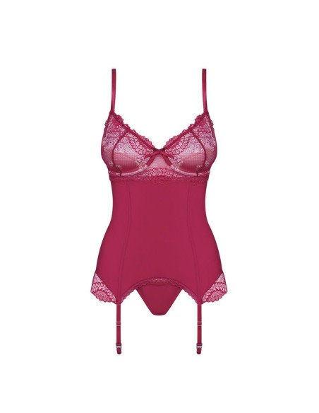 Rosalyne corset & thong red