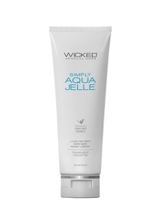 WICKED SIMPLY AQUA JELLE LUBRICANT 120ML 2