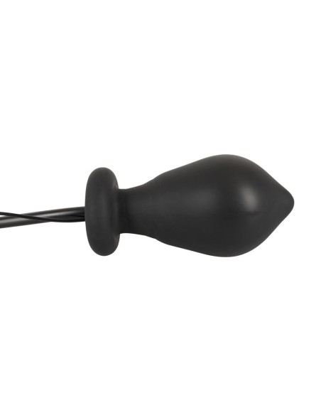 Inflatable vibrating butt plug