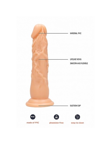 7.5 Inch Realistic Dildo - Flesh