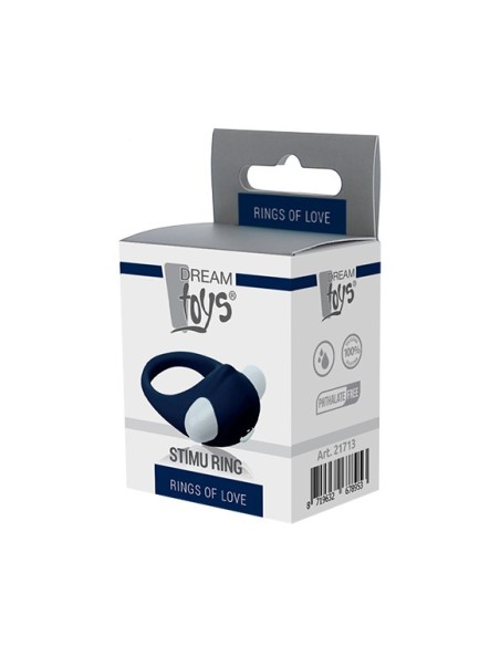 ESSENTIALS STIMU RING BLUE