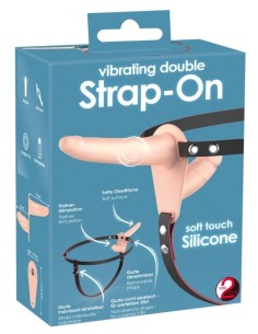 Vibrating Double Strap-On