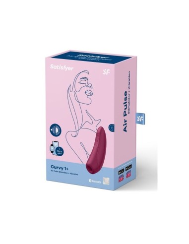 SATISFYER CURVY 1+ BORDEAUX